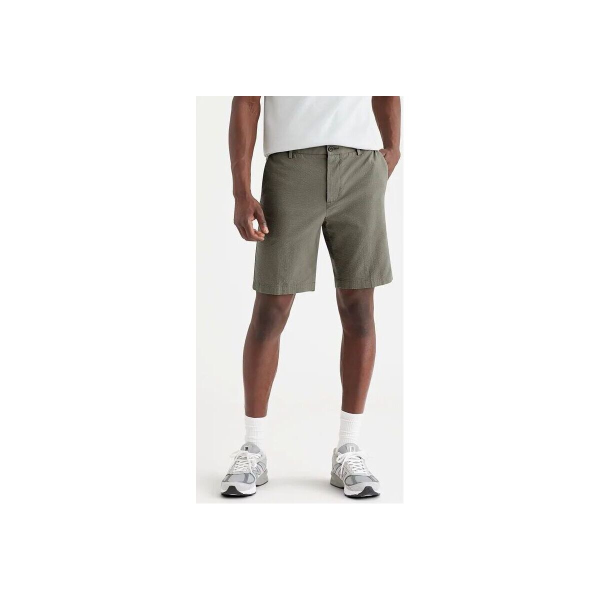 Textil Homem Shorts / Bermudas Dockers 85862 0082 CHINOS SHORT-CAMO Verde