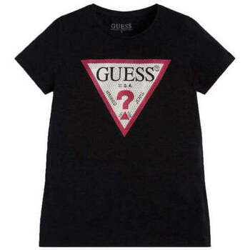 Textil Rapariga T-shirts e Pólos Guess Chusta J2YI51-JBLK-2-19 Preto