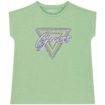 Textil Rapariga T-shirts e Pólos 005JW Guess J4GI21-G8EJ-4-22 Verde