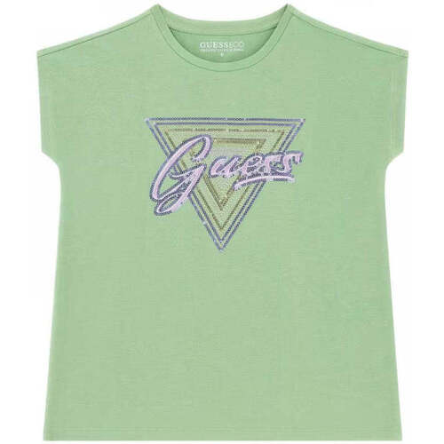 Textil Rapariga T-shirts e Pólos Guess tui J4GI21-G8EJ-4-22 Verde