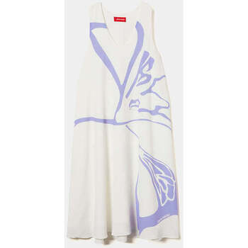 Textil Mulher Vestidos T-shirts e Pólos LP004794-001-1-1 Branco
