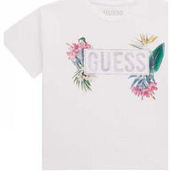 Textil Rapariga T-shirts e Pólos Guess J4GI18-G011-1-22 Branco
