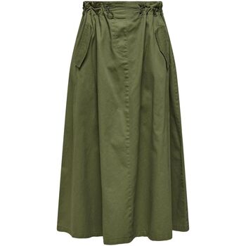 Textil Mulher Saias Only 15308771 PALAMA-CAPULET OLIVE Verde
