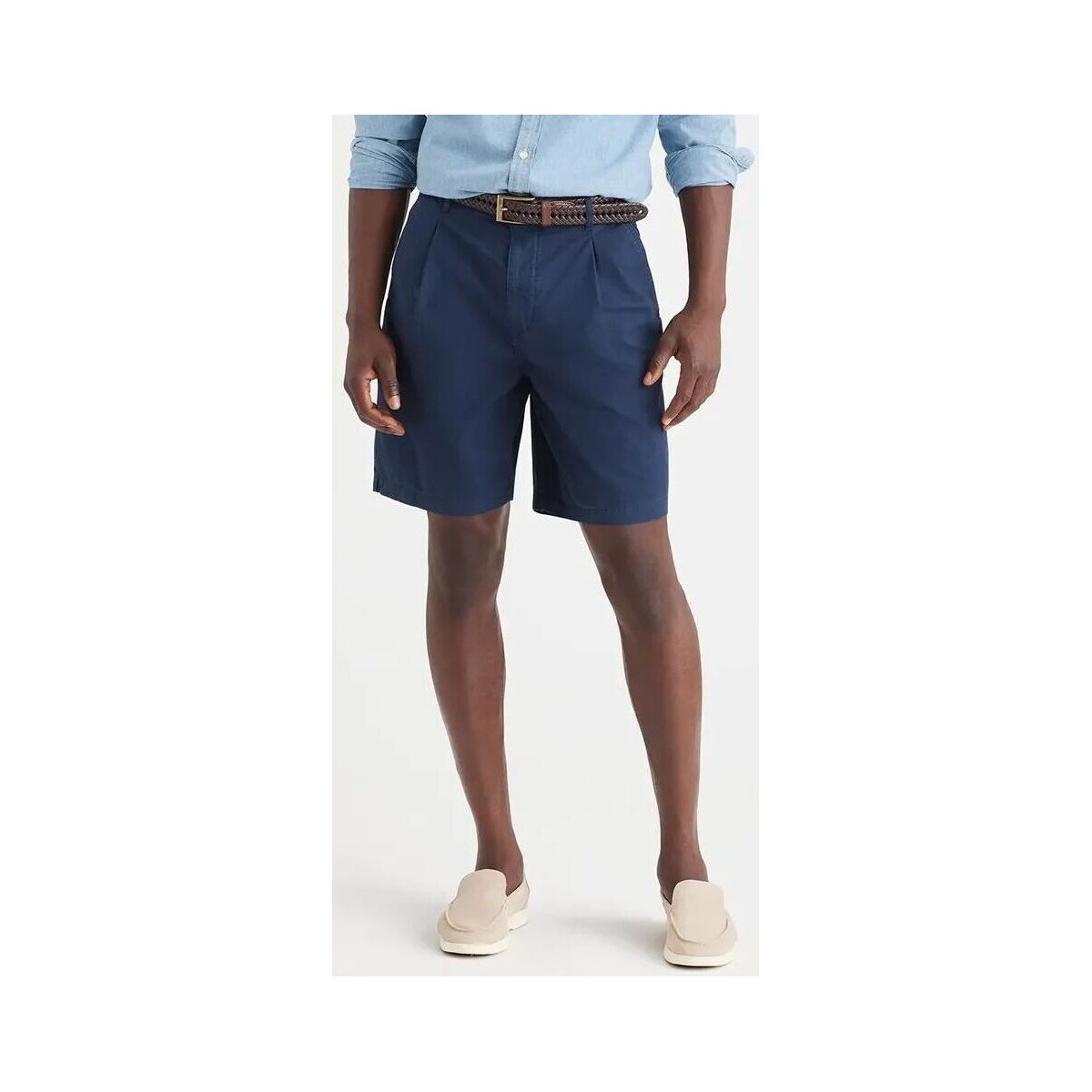Textil Homem Shorts jagger / Bermudas Dockers A7546 0001 OROGINAL PLEATED-0001 NAVY Azul
