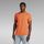 Textil Homem T-shirts e Pólos G-Star Raw D16396 2653 - LASH-G387 ORANGE Laranja