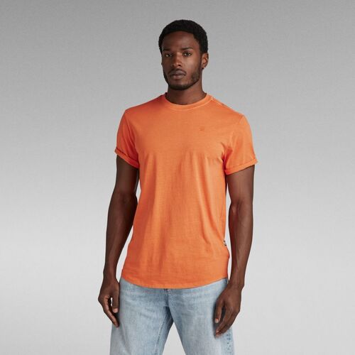 Textil Homem D24297-d384 Boxy Shirt-shadow para homem G-Star Raw D16396 2653 - LASH-ORANGE Laranja