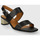 Sapatos Mulher Sandálias Tommy Hilfiger Sandálias em pele Preto