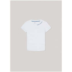 Textil Rapaz T-shirts e Pólos Pepe jeans PB503859-800-1-21 Branco