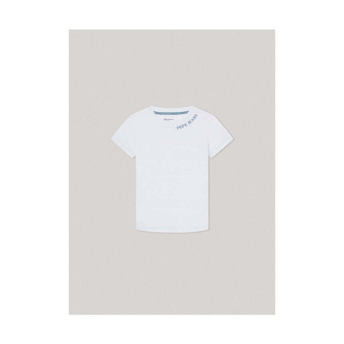Textil Rapaz T-shirts e Pólos Pepe jeans PB503859-800-1-21 Branco