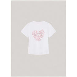 Textil Rapariga T-shirts e Pólos Pepe jeans PG503066-800-1-21 Branco