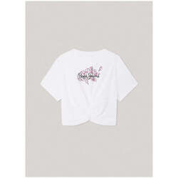 Textil Rapariga T-shirts e Pólos Pepe jeans PG503076-800-1-21 Branco
