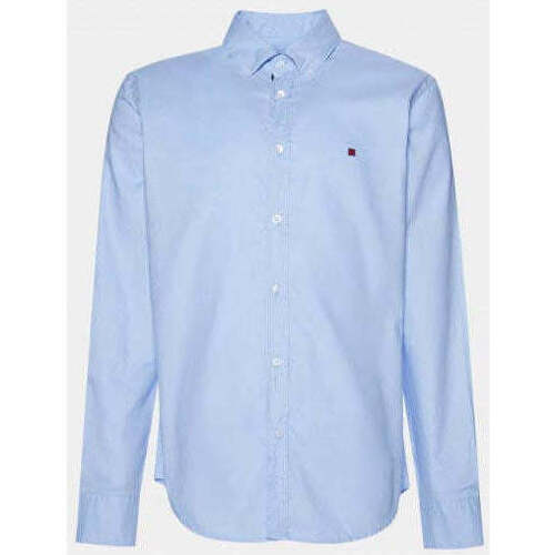 Textil Homem Camisas mangas comprida Mesas de jantar para jardim LP002092-520-3-1 Azul