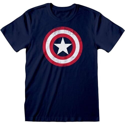 Textil Homem T-shirt mangas compridas Capitan America AVE00149TSC Multicolor
