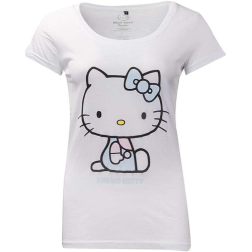 Textil Mulher T-shirt mangas compridas Hello Kitty TS556805HKT Multicolor