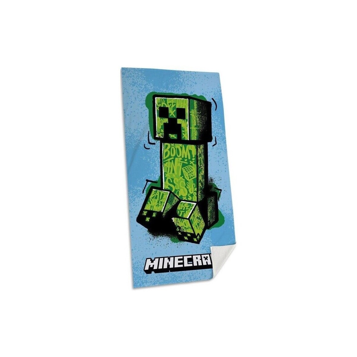 Casa Toalha de praia Minecraft  Azul