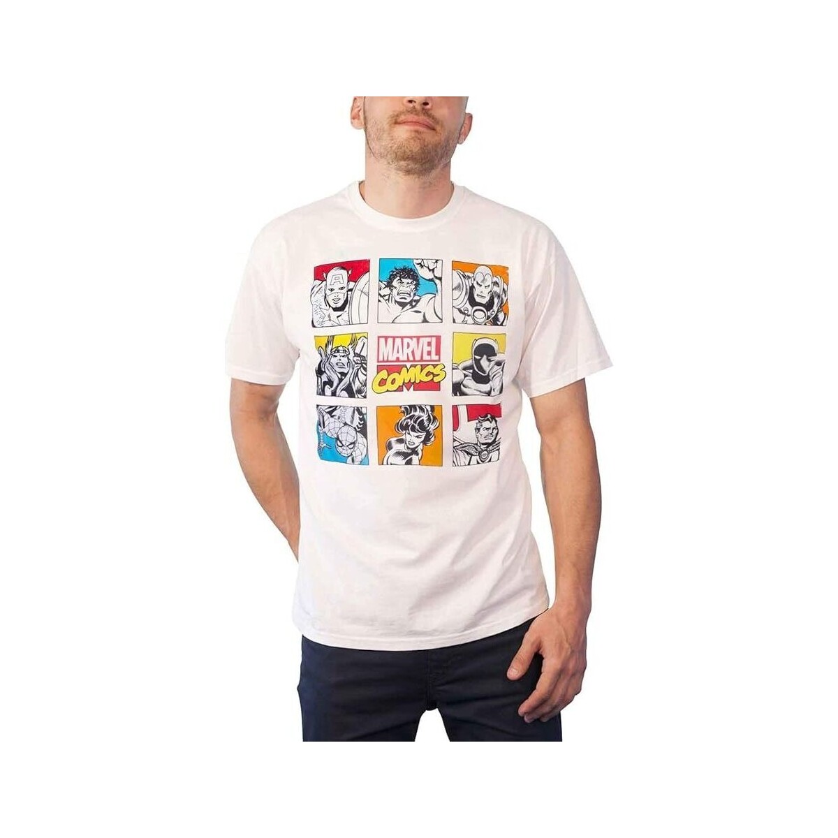 Textil Homem T-shirt mangas compridas Marvel TS012137MAR Multicolor