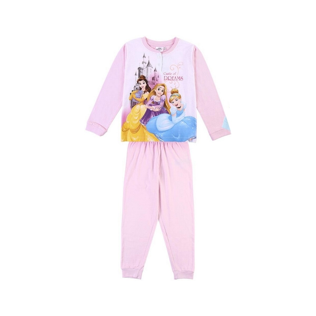 Textil Rapariga Pijamas / Camisas de dormir Princesas 2900000714A Rosa