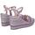 Sapatos Mulher Alpargatas Botins / Botas Baixas V240994 Violeta