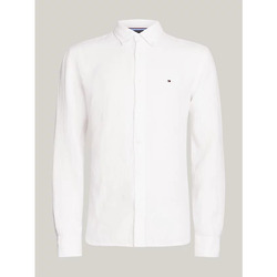 Textil Homem Camisas mangas comprida Tommy Hilfiger MW0MW34602 Branco