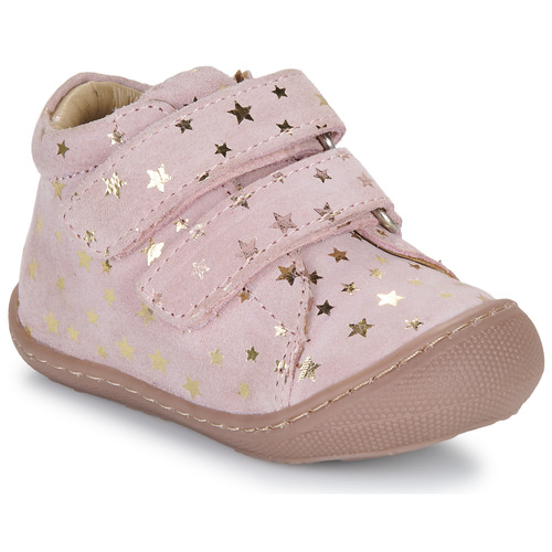 Sapatos Rapariga Sapatilhas de cano-alto Citrouille et Compagnie JUKI Rosa / Claro / Estrelas