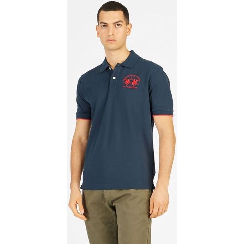 Textil Homem mlb red sox embroidered ace polo shirt fall navy La Martina CCMP01 PK001-07017 Azul