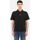 Textil Homem TEEN embossed-logo T-shirt Giallo La Martina CCMP05 JS259-09999 BLACK Preto