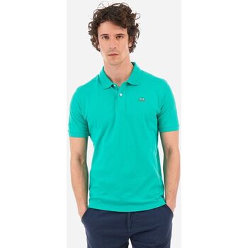 Textil Homem Vêtements T-shirt MC CONCORD La Martina YMP002-PK001-03123 VIVID GREEN Verde