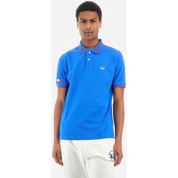 Textil Homem polo-shirts Silver robes shoe-care office-accessories La Martina YMP014-PK031-07003 BLUE BELL Azul