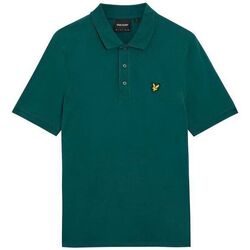 Textil Homem T-shirts e Pólos Lyle & Scott SP400VOG POLO SHIRT-W746 MALACHITE GREEN Verde