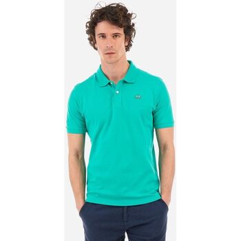 Textil Homem ellesse Fede Sort T-shirt med logobånd La Martina YMP002-PK001-03123 VIVID GREEN Verde