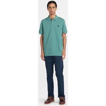 Timberland TB0A26NF PRINTED SLEEVE POLO-CL61 SEA PINE Verde
