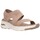 Sapatos Mulher Sandálias Skechers 119458 MOC Mujer Cuero Castanho