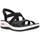 Sapatos Mulher Sandálias Skechers 163387 BLK Mujer Negro Preto