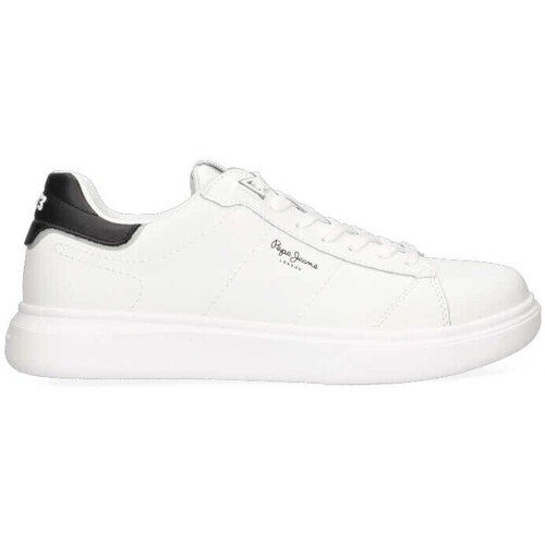 Sapatos Homem Sapatilhas Pepe JEANS Black 74317 Branco