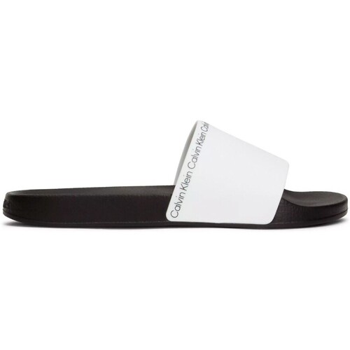 Sapatos Homem chinelos Calvin Klein Micro 31863 BLANCO