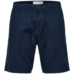 Textil Homem Shorts / Bermudas Selected Noos Calções Comfort-Brody - Dark Sapphire Azul