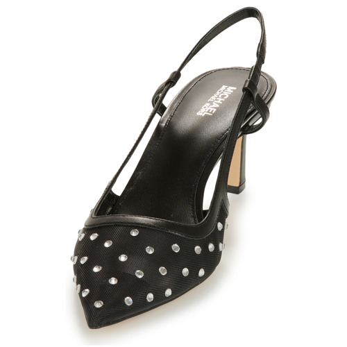 MICHAEL Michael Kors ALORA MID SLING Preto / Prata