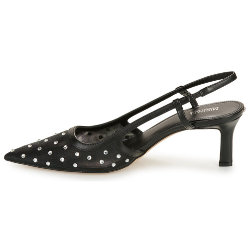 MICHAEL Michael Kors ALORA MID SLING Preto / Prata