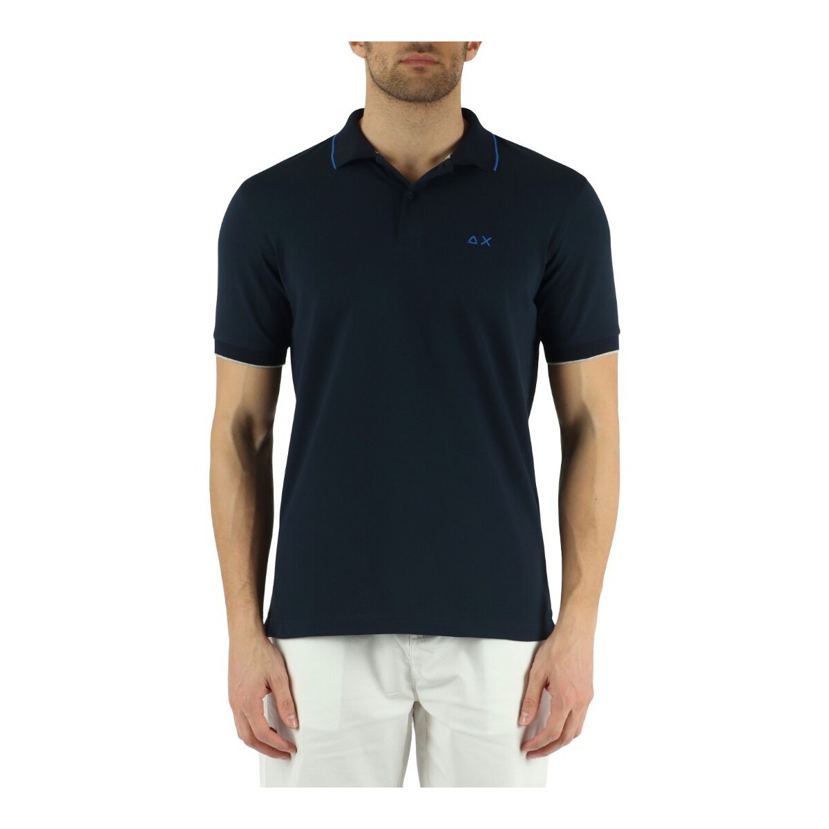 Textil Homem T-shirts e Pólos Sun68 A34113 Azul