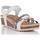 Sapatos Mulher Sandálias Interbios 5803 Cinza