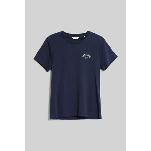 Textil Mulher The Animals Obse Gant T-shirt Reg Arch Azul