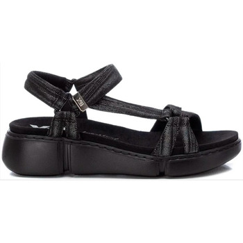 Sapatos Mulher Novidades da coleção Xti Sandalias  Tiras Panama 142318 Negro Preto