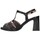 Sapatos Mulher Sandálias Pitillos 5705 Mujer Negro Preto