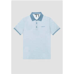 Textil Homem T-shirts e Pólos Antony Morato MMKS02369-FA140270-7127-3-1 Azul