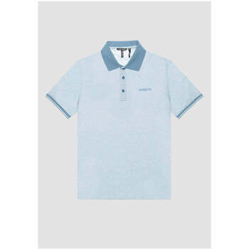 Textil Homem T-shirts e Pólos Antony Morato MMKS02369-FA140270-7127-3-1 Azul