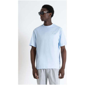 Textil Homem T-shirts e Pólos Antony Morato MMKS02390-FA100238-7124-3-1 Azul