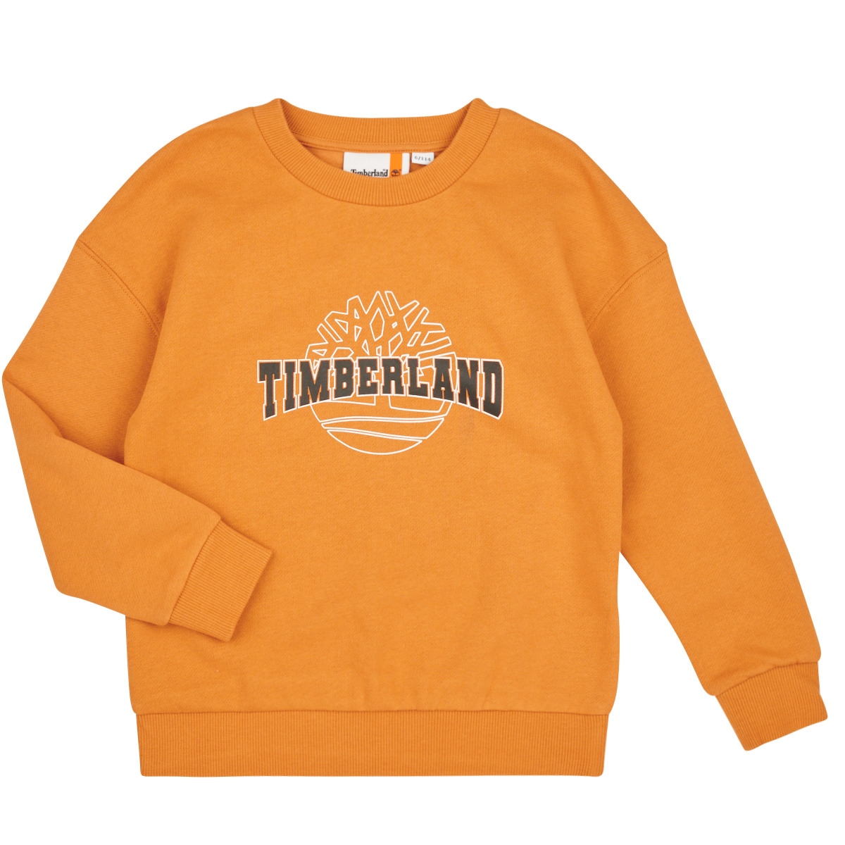 Textil Rapaz Sweats Timberland SWEAT T60315 Amarelo / Mostarda