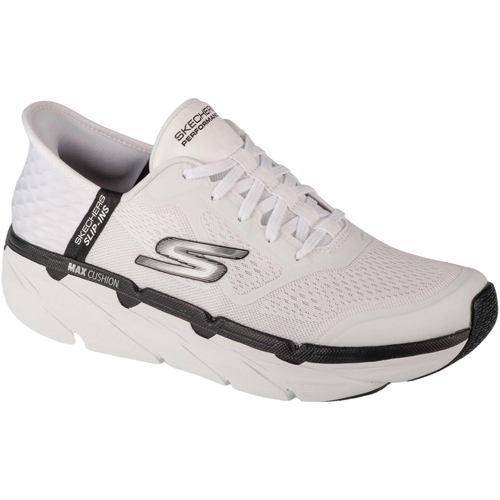 Sapatos Homem Sapatilhas de corrida Schuhe Skechers Slip-Ins: Max Cushioning Premier - Asce Branco