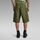 Textil Homem Shorts / Bermudas G-Star Raw D08566-D384 ROVIZ ZIO RLXD SHORT-B230 SHADOW OLIVE Verde