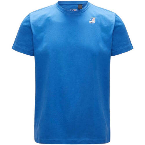 Textil Homem T-shirts e Pólos K-Way  Azul